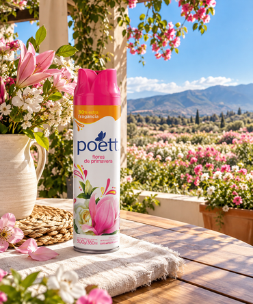 Poett Spray Ambiental Flores de Primavera 360 cc