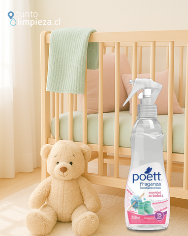 Poett Aromatizante de Telas Fraganza Suavidad de Bebé 250 cc