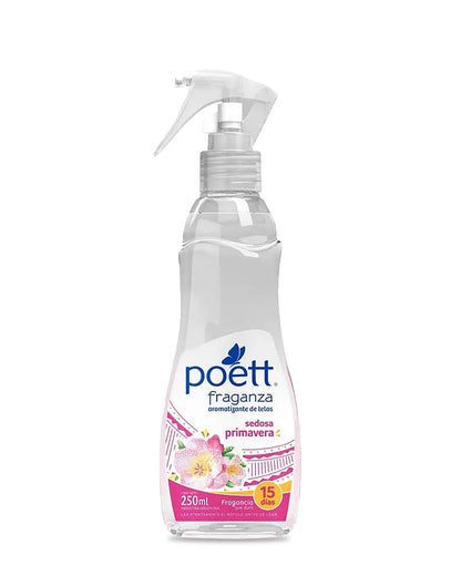 Poett Aromatizante de Telas Fraganza Sedosa Primavera 250 cc