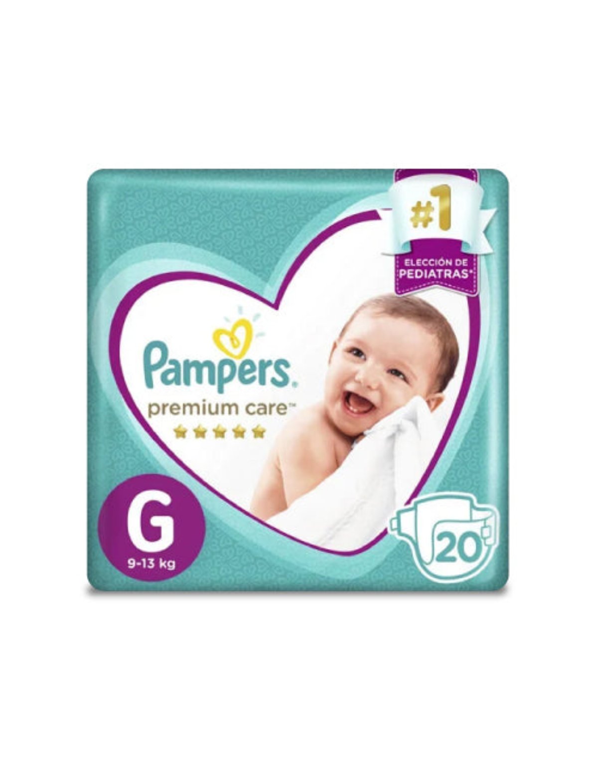 Pampers Pañales Bebé Premium Care G 20 unid