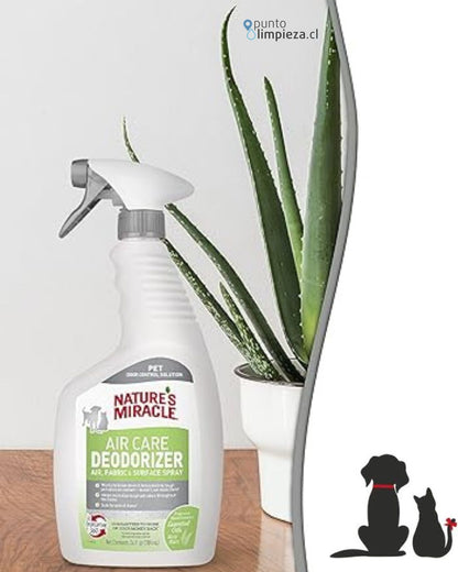 Natures Miracle Desodorante Olores de Mascota Ambiente Telas y Superficies 709 cc