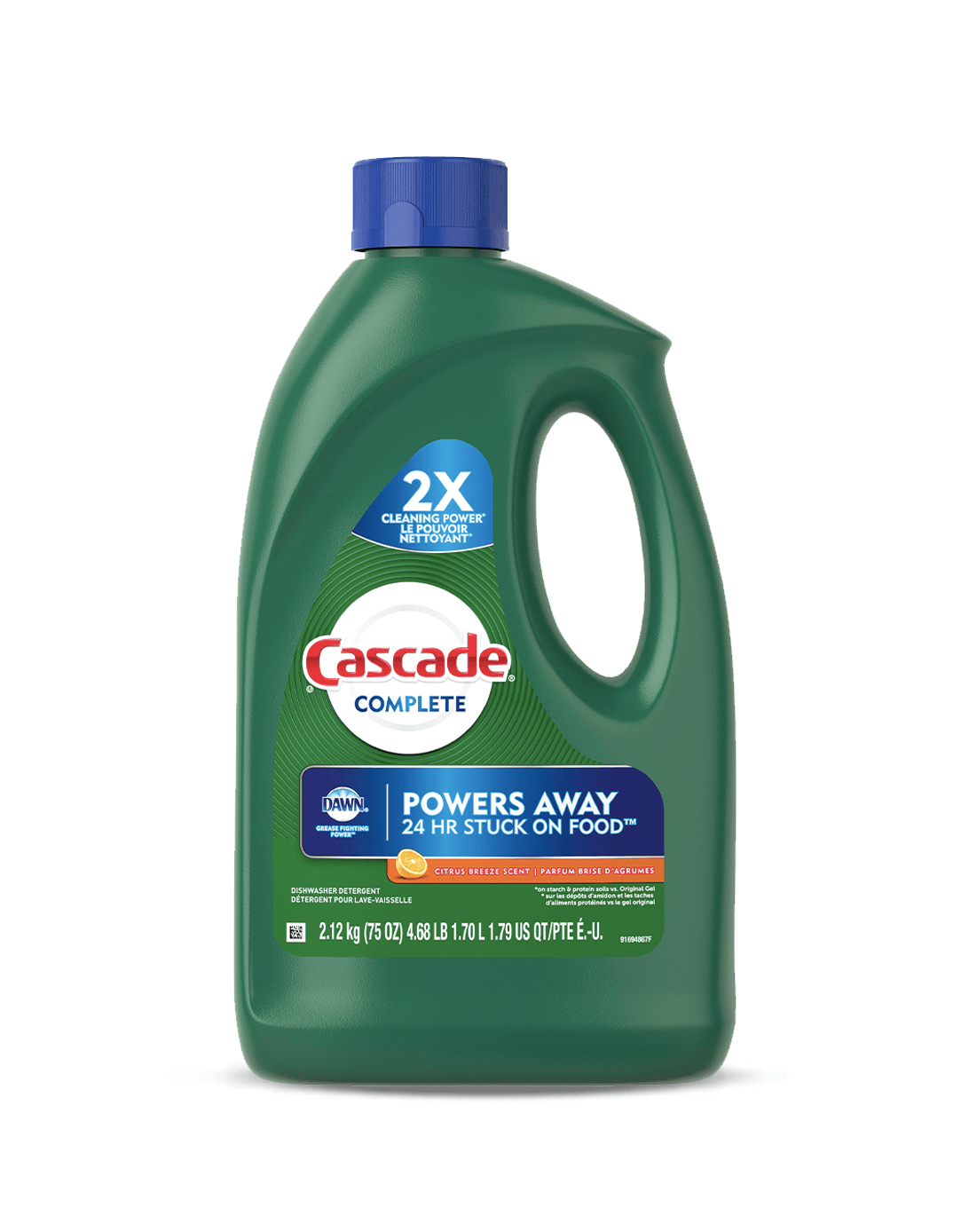 Cascade Detergente Lavavajilla Complete Gel 2,12 kg - Puntolimpieza