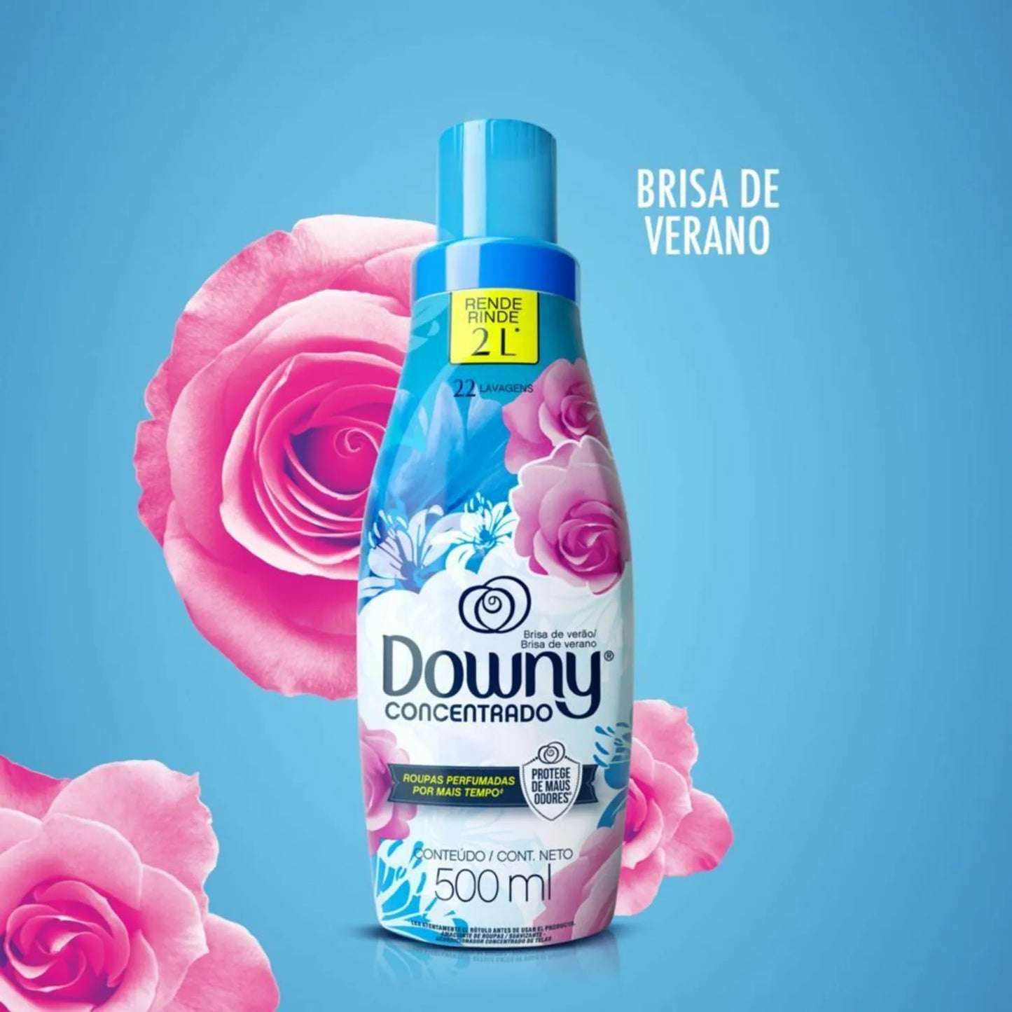 Downy Suavizante Concentrado Brisa de Verano 3 x 500 cc