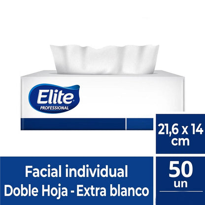 Elite Pañuelos Faciales 50 unid - Puntolimpieza