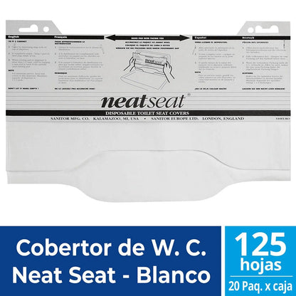 Neat Seat Cobertor WC 20 x 125 unid - Puntolimpieza