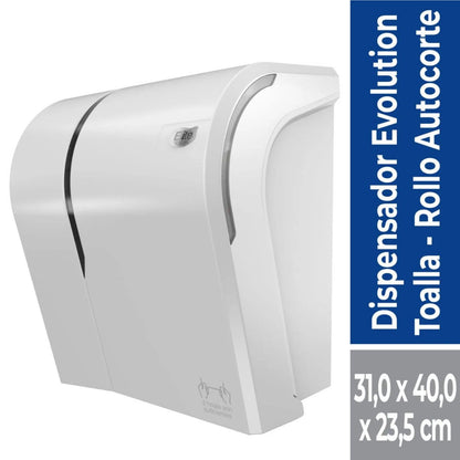 Elite Dispensador Toalla Autocorte Evolution Blanco 1 unid - Puntolimpieza