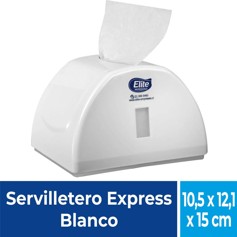 Elite Dispensador Servilleta Express Blanco 1 unid