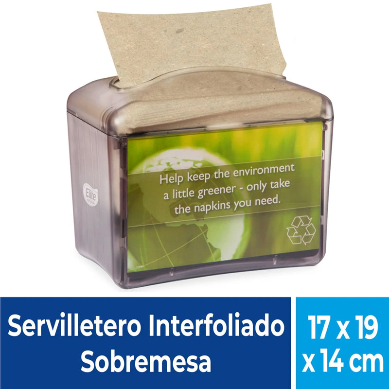 Elite Dispensador Servilleta Interfoliada Gris 1 unid