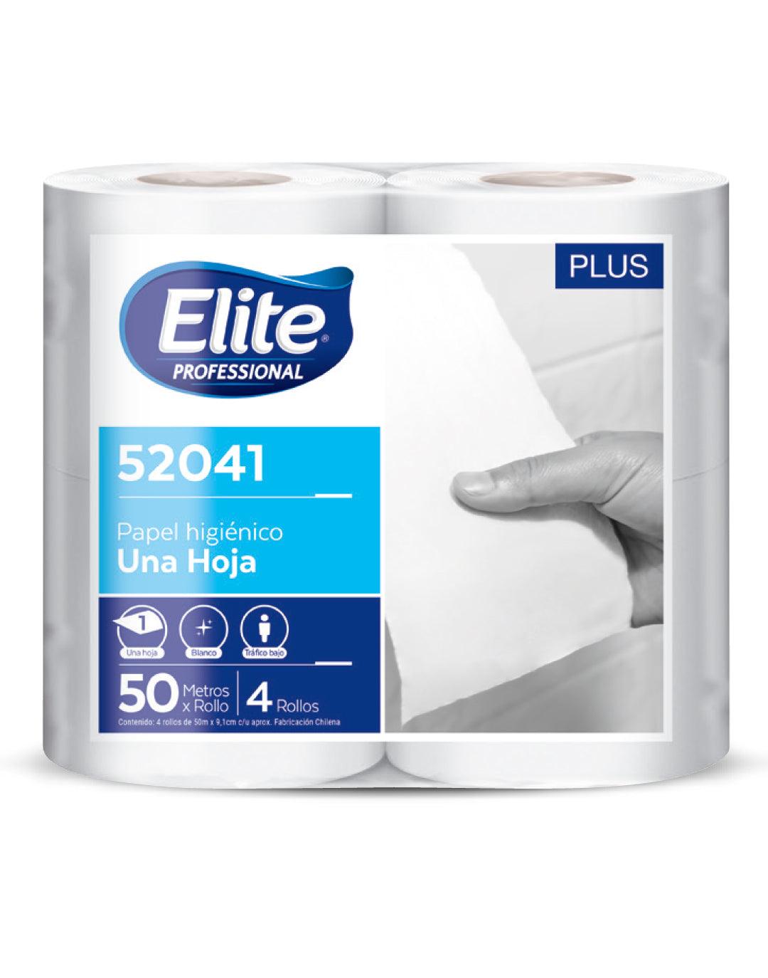 Elite Papel Higiénico Gofrado Una Hoja 50 metros 4 rollos - Puntolimpieza