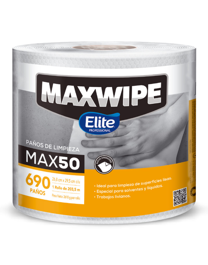 Elite Maxwipe Paños de Limpieza MAX50 690 unid
