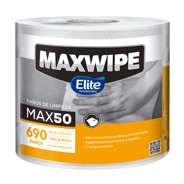 Elite Maxwipe Paños de Limpieza MAX50 3 x 690 unid - 40973