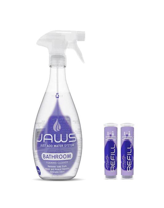 Jaws Kit Inicial Limpiador Baño Espuma + 2 repuestos 739 cc - Puntolimpieza