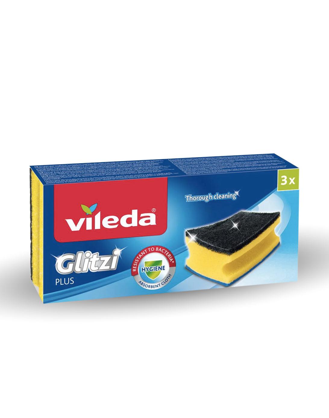 Vileda Esponja Acanalada Glitzi Plus 3 unid - Puntolimpieza