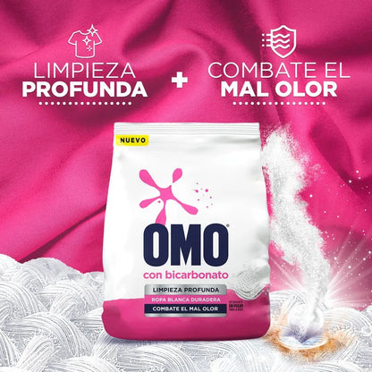 Omo Detergente en polvo con Bicarbonato 800 gr