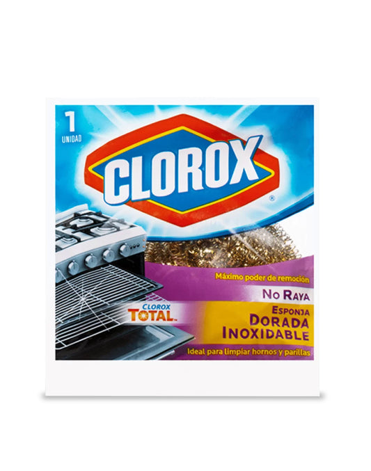 Clorox Esponja Dorada Inoxidable 1 unid