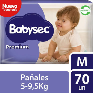 Babysec Pañales Bebé Premium M 20 unid