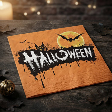Braun Company Servilleta Mesa Triple Hoja Halloween 20 unid