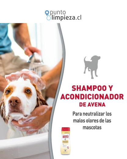 Natures Miracle Shampoo y acondicionador de avena y crema de pistacho 473 ml