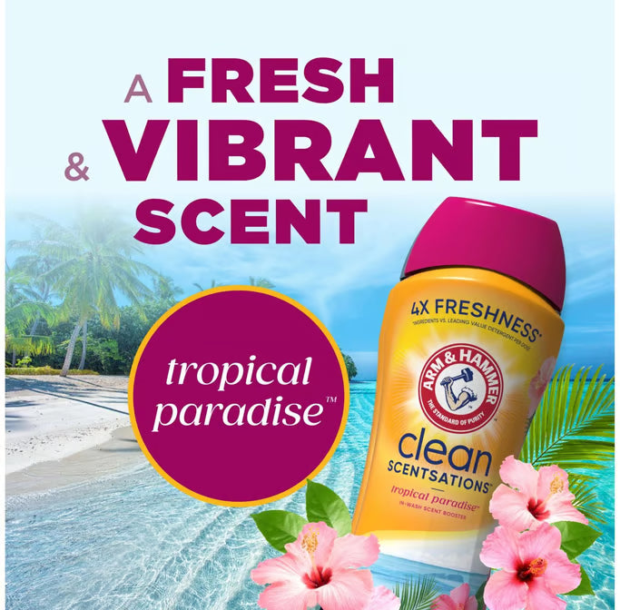 Arm & Hammer Intensificador aroma Clean Scentsations Tropical Paradise 680 gr
