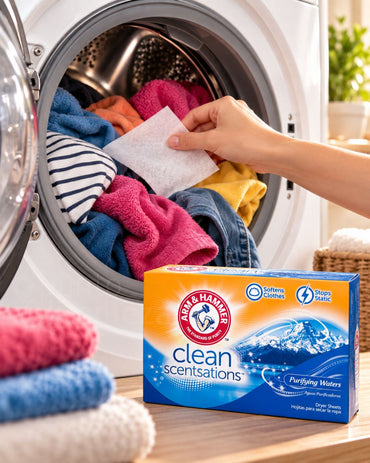 Arm & Hammer Toallas Suavizantes Antiestáticas Clean Scentsations 40 unid
