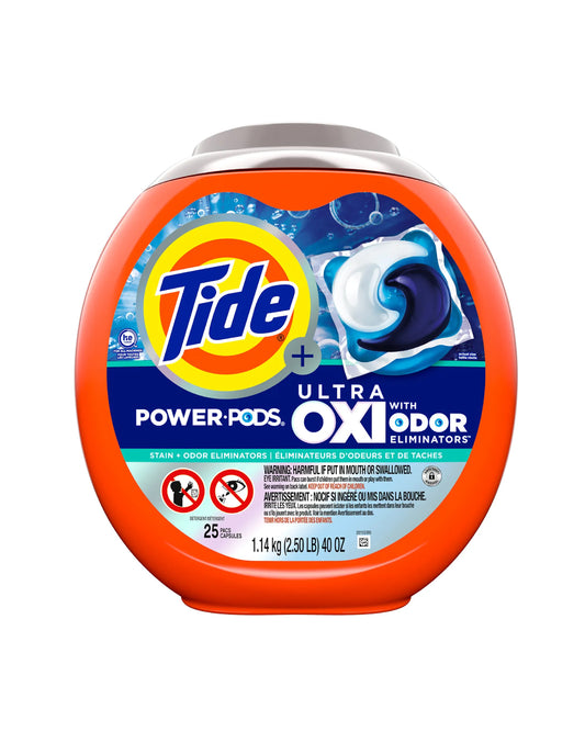 Tide Pods Ultra OXI Detergente en Cápsulas 25 unid