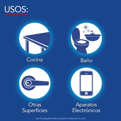 Lysol Toallas Desinfectantes Brisa de la Mañana 36 unid