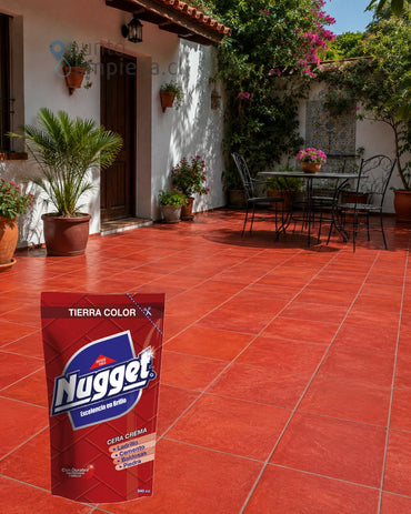 Nugget Cera Crema Tierra Color Doypack 340 ml