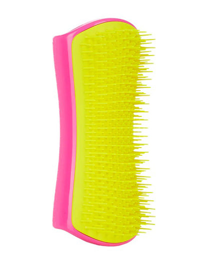 Pet Teezer Cepillo Desenredante para Mascotas Grandes Rosado y Amarillo 1 unid