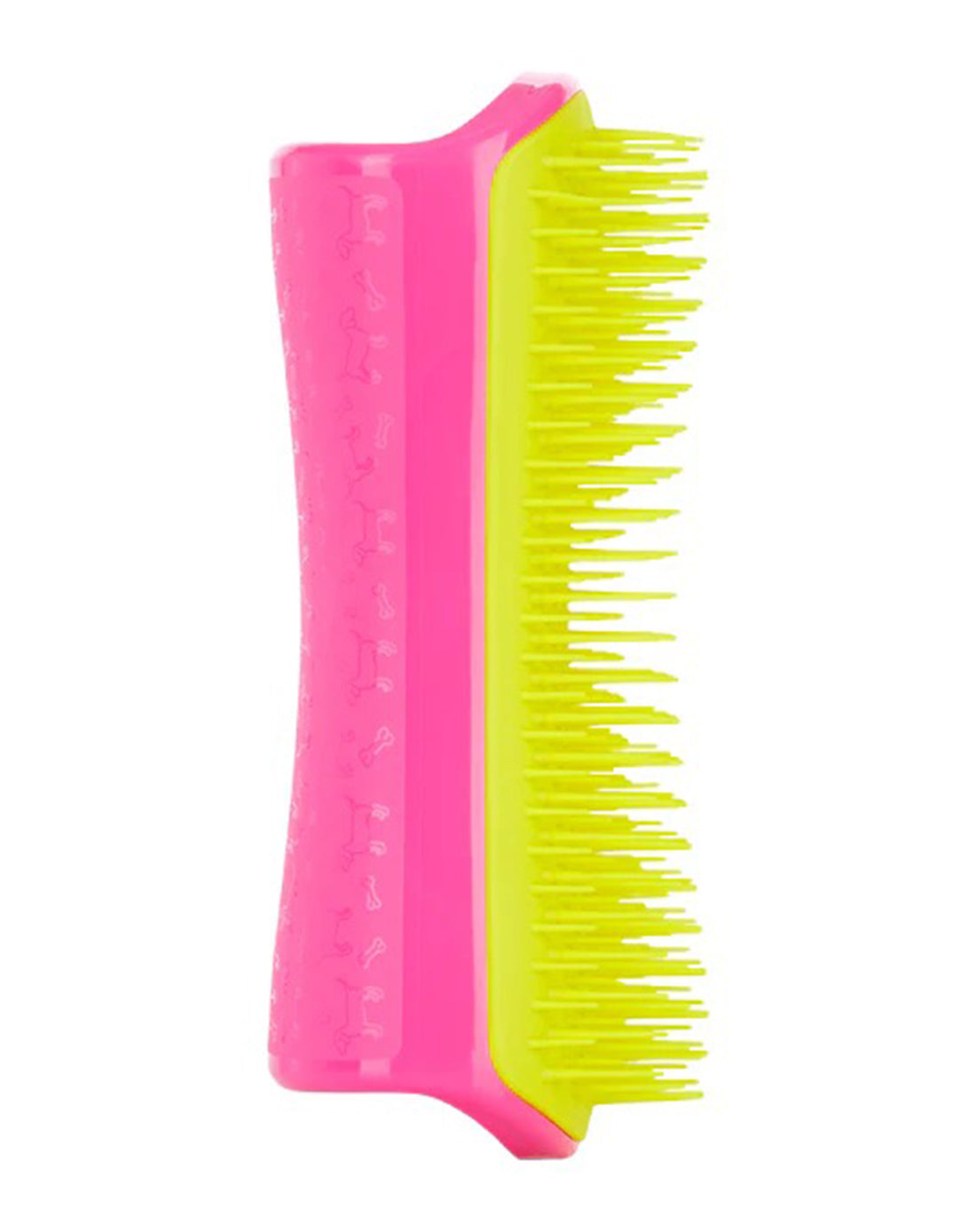 Pet Teezer Cepillo Desenredante para Mascotas Grandes Rosado y Amarillo 1 unid