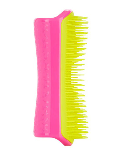 Pet Teezer Cepillo Desenredante para Mascotas Grandes Rosado y Amarillo 1 unid