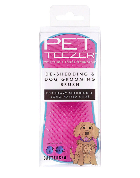 Pet Teezer Cepillo Desenredante para Mascotas Grandes Azul Rosado 1 unid