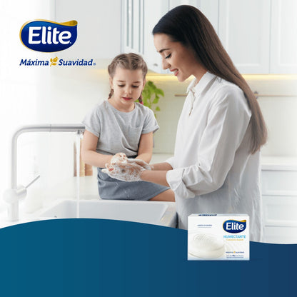 Elite Jabón Barra Elite Humectante Cuidado Suave 90 gr