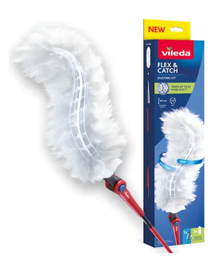 Vileda Flex & Catch Plumero Mango Largo + 1 Repuesto 1 kit