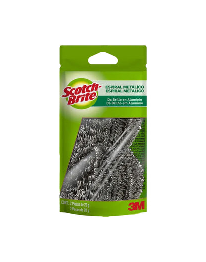 Scotch-Brite Esponja Metálica Espiral 2 unid