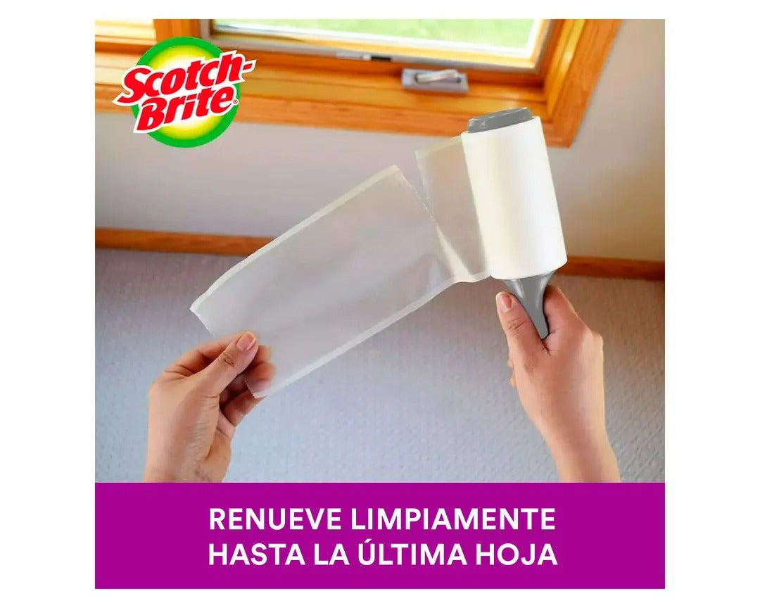 Scotch-Brite Rodillo Quitapelusas Mascotas 56 hojas 1 unid
