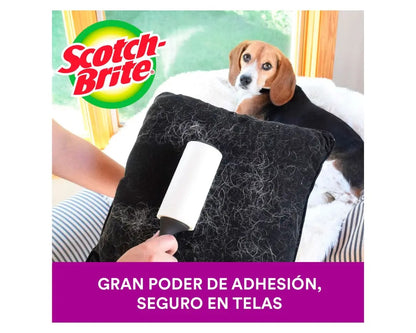 Scotch-Brite Rodillo Quitapelusas Mascotas 56 hojas 1 unid