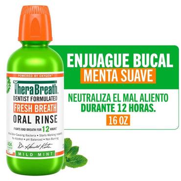 Therabreath Enjuague Bucal Menta Suave 473 ml