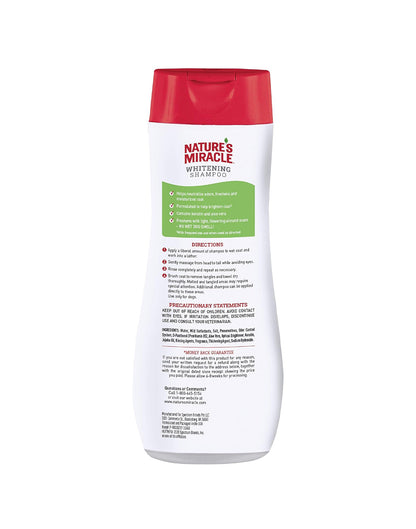 Natures Miracle Shampoo Blanqueador Perro de Almendra 473 cc