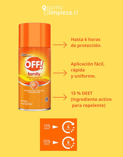 Off! Family Repelente de Insectos 165 ml
