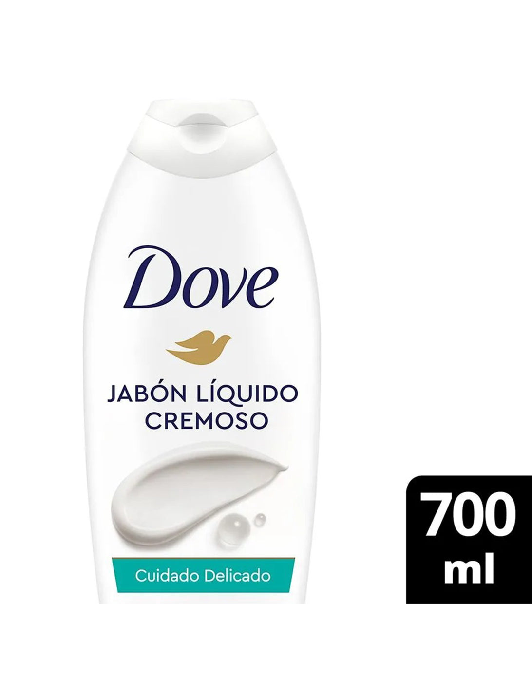 Dove Jabón Líquido Cremoso Cuidado Delicado 700 ml