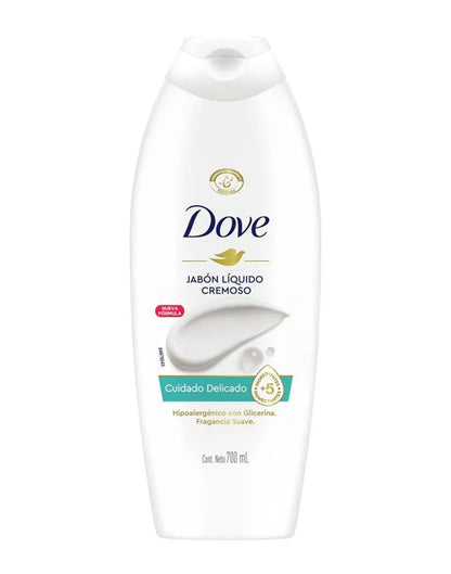 Dove Jabón Líquido Cremoso Cuidado Delicado 700 ml