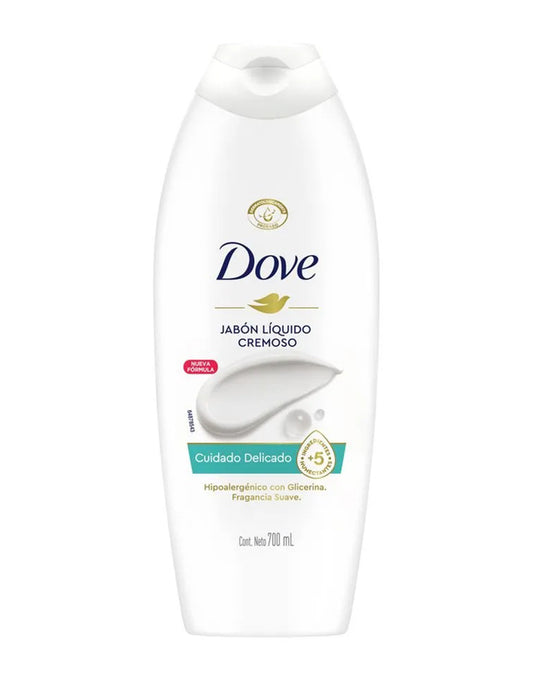 Dove Jabón Líquido Cremoso Cuidado Delicado 700 ml