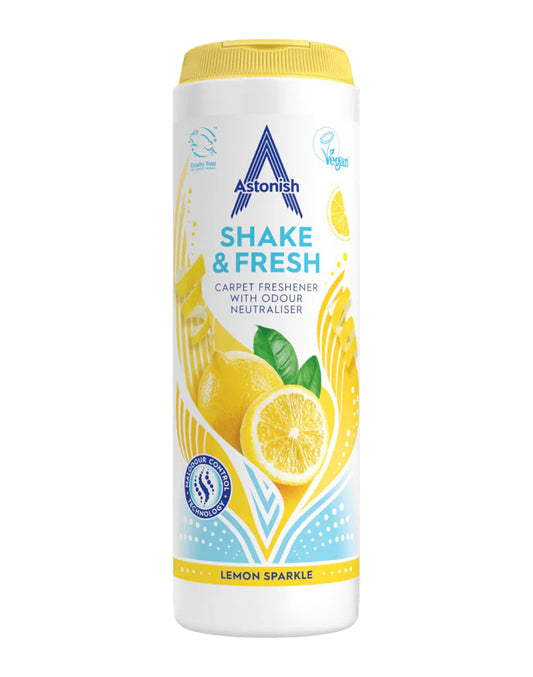 Astonish Aromatizante y Removedor de Olores para Alfombras Lemon Sparkle 350 gr