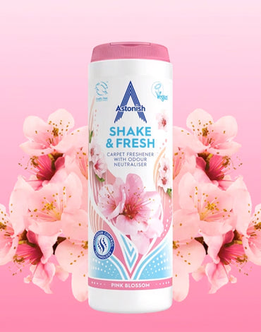 Astonish Aromatizante y Removedor de Olores para Alfombras Pink Blossom 350 gr