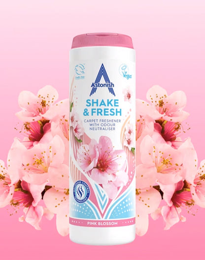 Astonish Aromatizante y Removedor de Olores para Alfombras Pink Blossom 350 gr