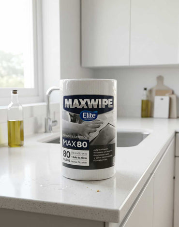 Elite Maxwipe Paños de Limpieza MAX80 Blanco 80 unid