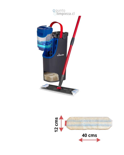 Vileda H2Pro Sistema de Mopa Microfibra 1 kit