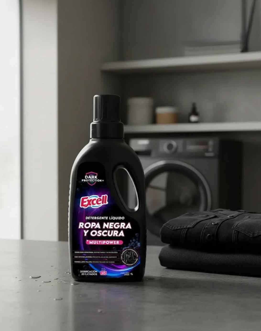 Excell Detergente ropa negra y oscura 1 L