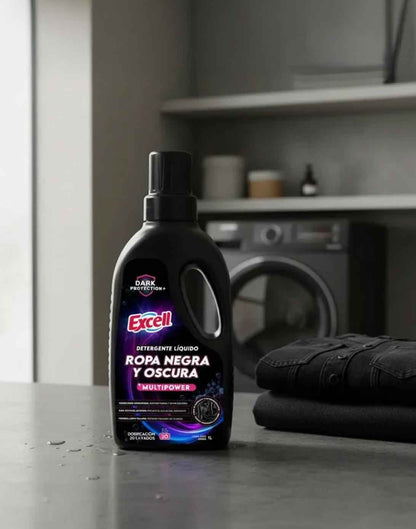 Excell Detergente ropa negra y oscura 1 L