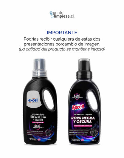 Excell Detergente ropa negra y oscura 1 L